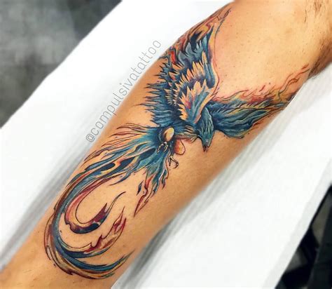 phoenix bird tattoo  compulsiva tattoo photo