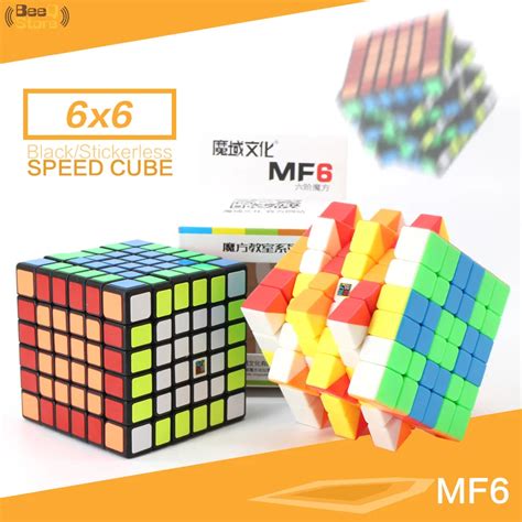 mofangjiaoshi mf  cube speed black stickerless layer mm professional puzzle xx
