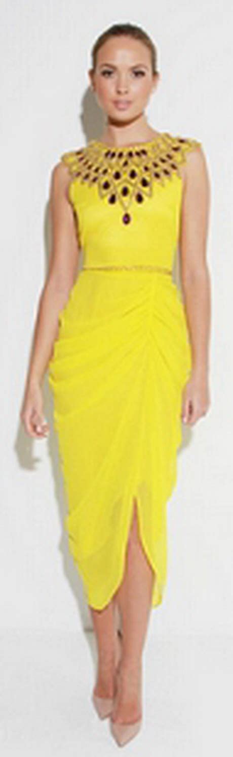 gele jurken mode en stijl
