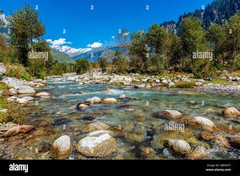beas river  kullu valley himachal pradesh india stock photo alamy