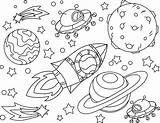 Rakieta Ufo Kosmiczna Kolorowanka Druku Kolorowanki Gwiazdy Planeta sketch template