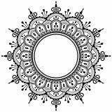 Mandala Henna Transparent Clipart Line Frame Floral Border Mehndi Drawing Decorative Dxf Autocad Freeprettythingsforyou Painting Tattoo Circle Patterns Rectangle Symmetry sketch template