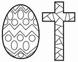 Glass Stained Coloring Cross Pages Making Google Easter sketch template