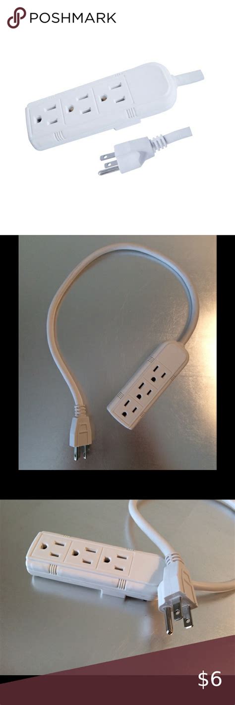 outlet mini power strip   ft cord