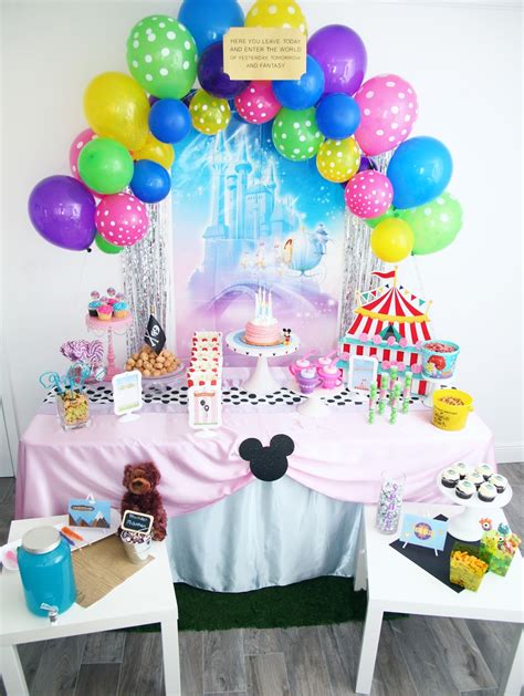 walt disney world birthday party celebration stylist popular party planning blog