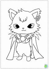 Coloring Jewelpet Dinokids Pages Close Printable sketch template