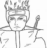 Naruto Coloring Pages Hoshigaki Kisame Akatsuki Lineart Deviantart Template sketch template