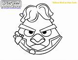 Angry Wars Birds Star Coloring Pages Han Solo Bird Space Yellow Ii Darth Printable Chewbacca Vader Colouring Popular Gif Choose sketch template