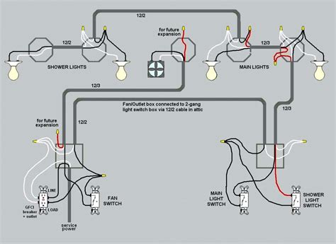 wiring  lights   switch diagram cadicians blog