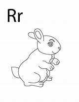 Coloring Letter Pages Rabbit Kids Alphabet Craft Index Rainbow Print Hat Rocket Popular Toddler Stay Folders Colpages sketch template