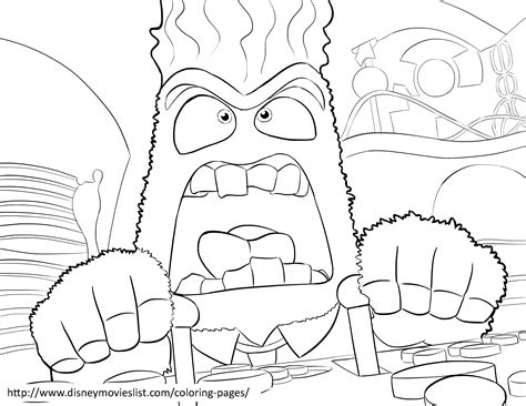 vice versa big anger   kids coloring pages