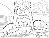 Inside Coloring Kids Anger Pages Details Few Disney Pixar Characters sketch template