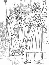 Elijah Ahab Baal Prophets Carmel Martha Name sketch template