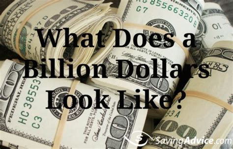 billion dollars   savingadvicecom blog