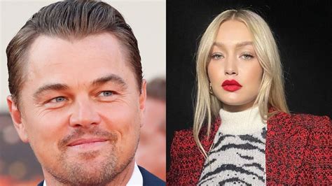 leonardo dicaprio and gigi hadid get cozy in leaked pic from friend s