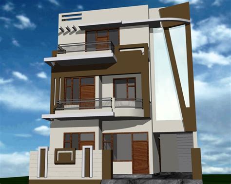 front colony house   wall design simple  expensive work gharexpert