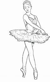Coloring Tutu Pages Dancer Ballet Getcolorings sketch template