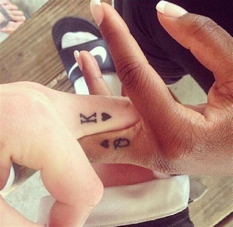 interracial love bwwm matching tattoos forever and always tattoo