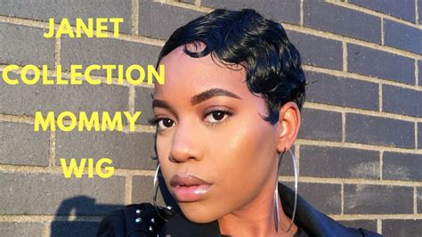 short wig attempt janet collection mommy wig youtube