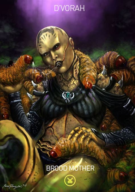Mortal Kombat X D Vorah Brood Mother By Grapiqkad