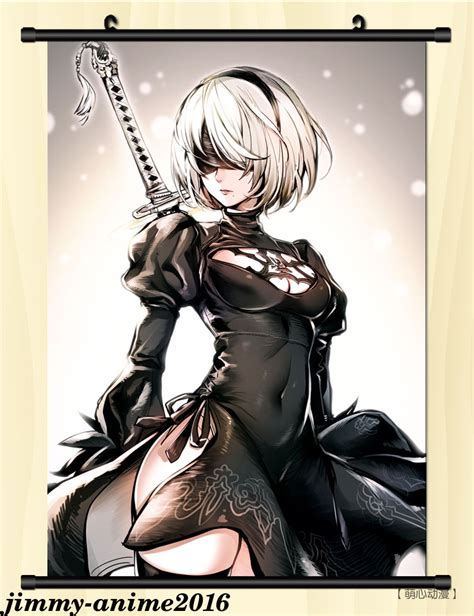 Game Nier Automata 2b 9s Home Decor Poster Wall Scroll Collection Ebay