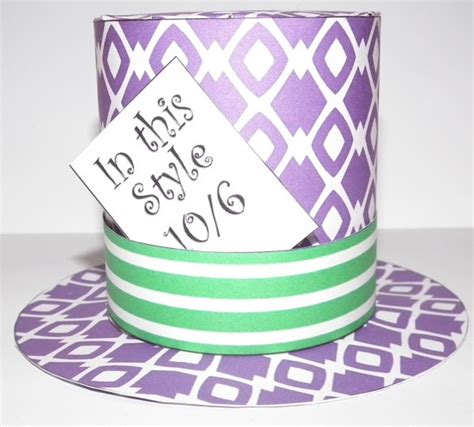 dont eat  paste printable mini mad hatter top hat  template