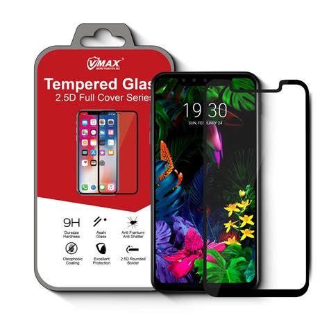 lg gs thinq  cell phone full cover tempered glass screen protector vmax