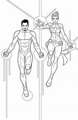 Iron Captain Capitan Jamiefayx Kamala Khan sketch template