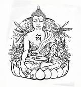 Buddha Buddhabe Coloring Bouddha Buddhist Sketch Budista Buddhism Tatuaje Budismo Buda Budistas Tatuagem Lưu ã Từ Nilayashokshah sketch template