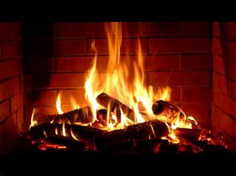 hours  crackling fire   fireplace  christmas video