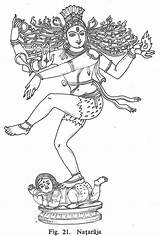 Shiva Nataraja Vishnu Hindu Tattoo Gods Pencil Ilustracion Tanjore Arte Krishna Shakti Hinduismo sketch template