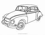 Car Coloring Pages Antique Cars Old Classic Template Sheet Templates sketch template