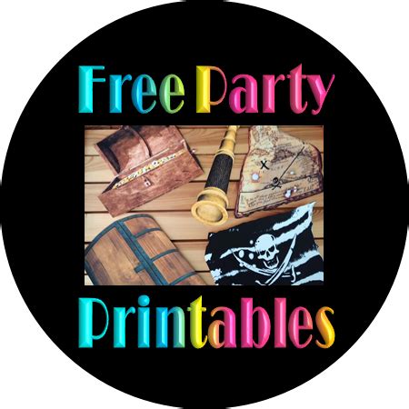 printable party supplies decorations  printables birthday