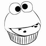 Coloring Pages Cupcake Printable sketch template