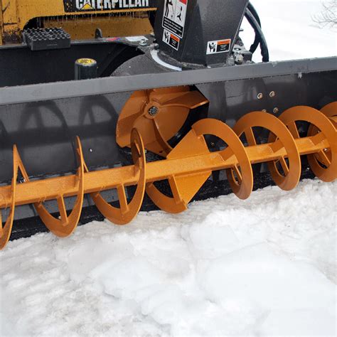 ffc skid steer snow blower attachment skid steer solutions
