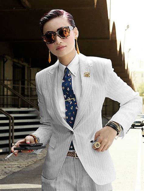 image result for women wearing suit and tie womenpantssuits dapper lady in 2019 fashion