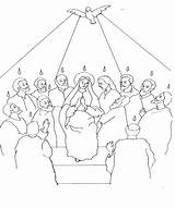 Pentecost Pentecoste Pentecostes Pentakosta Roh Kudus Catequese Veglia Duhova Blagdan Uz Turunnya Cristiana Ligia Minggu Ardente Senhor Jacozinho Smg sketch template