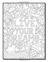 Affirmations Relaxation sketch template