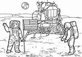 Coloring Armstrong Neil Moon Pages Space Kids Landing Apollo Printable Google Mission sketch template