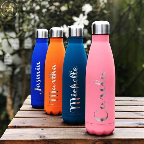 engraved water bottles custom water bottle  kids etsy