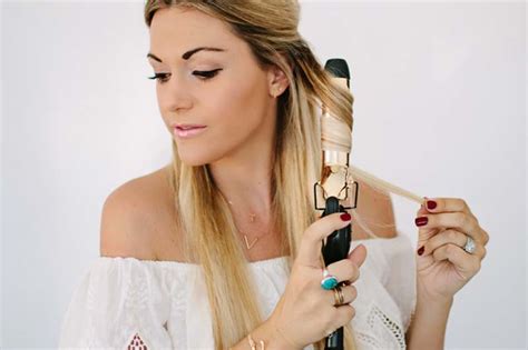 how to curl naturally curly hair with a curling iron