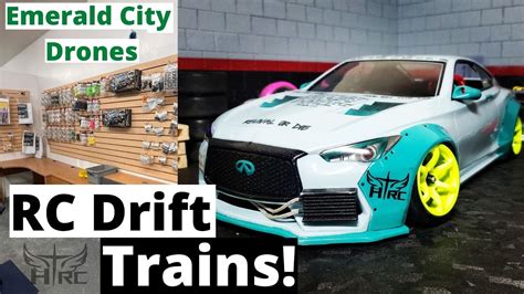 rc drift trains  emerald city drones youtube