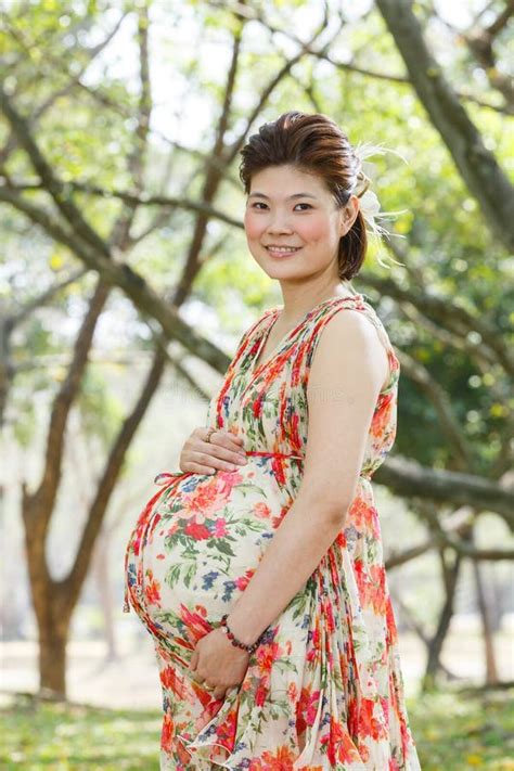 Asian Pregnant Woman Stock Image Image Of Background 38336855