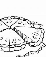 Pie Coloring Pumpkin Apple Pages Food Cliparts Drawing Getcolorings Colouring Simple Template Favorites Add sketch template