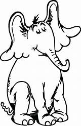 Seuss Horton Hears Suess Printables Preschool Clipartmag Bubakids Charming Uteer Vinyl sketch template