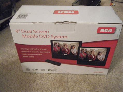 Rca 9 Dual Screen Portable Dvd Player Drc79982 Ebay