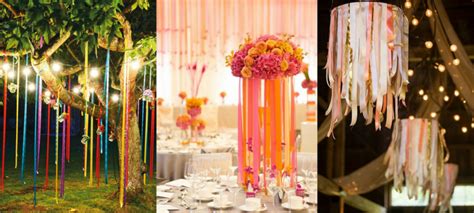 lovely ribbon decor ideas   unforgettable wedding