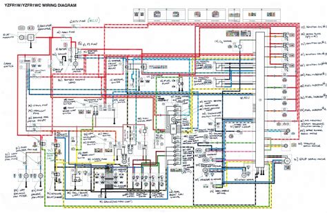 yamaha yzf  motorcycle wiring diagram   wiring diagrams