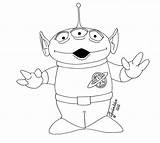 Toy Story Alien Drawing Coloring Aliens Green Little Draw Man Pages Characters Drawings Lineart Becuo Men Printable Disney Clipart Deviantart sketch template