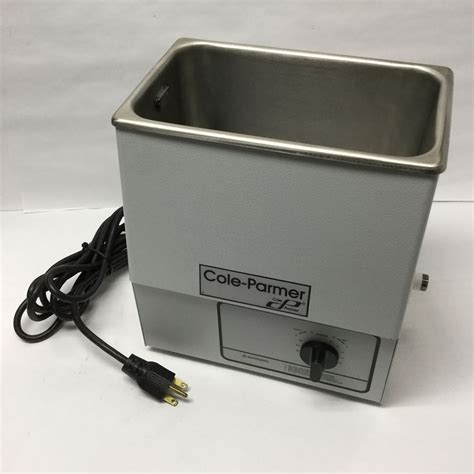 cole parmer   ultrasonic cleaner stainless steel  gal  min vac  medical